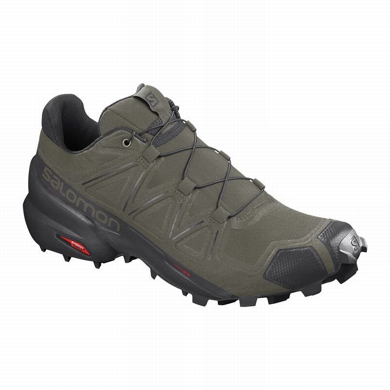 Salomon SPEEDCROSS 5 WIDE Zapatillas Trail Running Hombre - Moradas / Negras - Colombia (21350-OSVH)